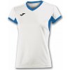 Joma Dámsky dres T SHIRT CHAMPION IV WHITE ROYAL WOMAN