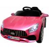 R-Sport Cabrio B3 Elektrické auto so zvukovými a svetelnými efektmi + diaľkové ovládanie 6V - Ružová metalíza Pepita