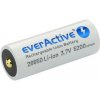 Nabíjateľný akumulátor Li-ion s Micro-USB konektorom everActive 26650 5200mAh 8A chránený Professional+Lithium series