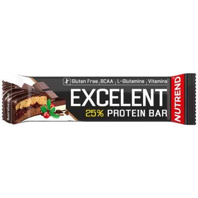 Nutrend Excelent Protein Bar Double 40g, čokoláda/nugát/brusnica