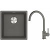 Súprava granitový drez Franke Maris 125.0698.001, kuchynská batéria Franke Lina 115.0626.022