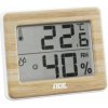 ADE WS1702 Bambusový digitálny vlhkomer / vnútorný teplomer, 4260336175964
