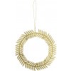 MADAM STOLTZ Závesný veniec Brass 16 cm