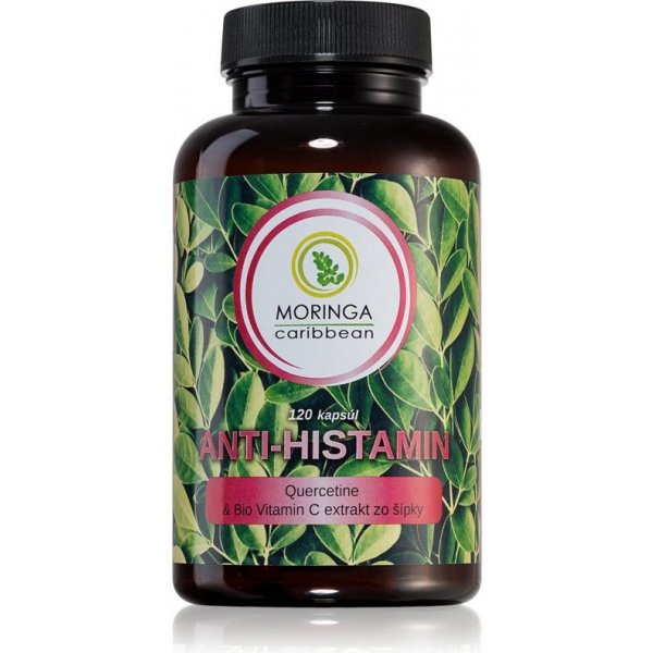 Doplnok stravy MORINGA caribbean Anti-Histamin moringa pri histamínovej intolerancii 120 kapsúl