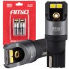 AMiO - LED žiarovky CANBUS PRO T10 W5W 4x2016 SMD biele 12V 24V 03577