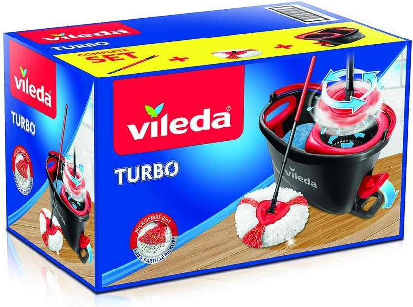 Vileda Turbo Upratovacia sada + Frosch univerzálny eko čistič 1 l