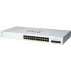 Cisco switch CBS220-24FP-4G (24xGbE,4xSFP,24xPoE+,382W) - REFRESH (CBS220-24FP-4G-EU-RF)