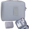 VERK GROUP Cestovná kozmetická taška cestovný organizér sivá