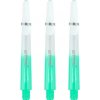 XQMax Darts Násadky Gradient with Logo - medium - clear green