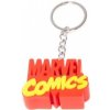 Prívesok na kľúče Gumová Marvel Comics 3D Logo