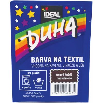 Duha barva na textil číslo 41 tmavě hnědá 15 g