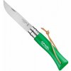 OPINEL 002210 VRI N°07 Trekking Green vreckový nôž 8 cm, zelená, bukové drevo
