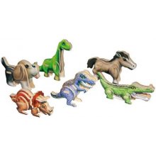Legler Dřevěné 3D puzzle sada 6 ks dinosaurů