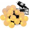 Garthen 77498 Záhradné párty osvetlenie, 20 LED, teplá biela