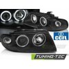 Tuning-tec PREDNÉ SVETLOMETY ANJELSKÉ OČI CCFL ČIERNA pasujú na AUDI A4 11,94-12,98