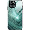 Sklenený kryt MARBLE na Honor X8 4G – Vodné vlny
