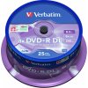Médiá VERBATIM DVD+R DL AZO 8,5 GB, 8x, spindle 25 ks (43757)