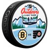 Inglasco / Sherwood Fanúšikovský puk NHL Lake Tahoe Dueling Blister Philadelphia Flyers-Boston Bruins