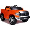 Detské terénne elektrické autíčko Megacar Toyota Tundra, 2x45W, 12V 7Ah, oranžové lakované