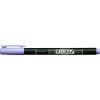 Tombow Brush Pen Fudenosuke pastel na čierny papier, lavender (WS-BS21)