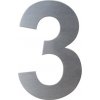 DOLS DLS-C-3 - nerezová číslica 3, číslo na dom, výška 150 mm