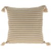 Homestyling Vankúš so strapcami bavlna WEST 45x45