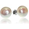 GOLDIE Zlaté náušnice so sladkovodnou perlou button LEA1219.KL