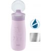 Nuk Detská fľaša Nuk Mini-Me sip nerezová - 9+m, 300 ml - fialová