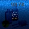 OPEL - 987K - IMPULSE BLUE metal. barva retušovací tužka