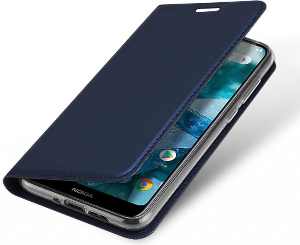 Púzdro DUX Peňaženkové Nokia 7.1 Plus / X7 modré