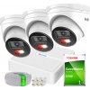 Hilook by Hikvision Súprava na IP monitoring Full HD, 3 Kamery IPCAM-T2-30DL, Hybrid Light, 4-kanálový PoE rekordér, MD 2.0 - HiLook od Hikvision