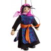 Drevená marioneta Ježibaba, 14 cm