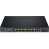 Switch ZyXEL XMG1930-30HP Switch, 24portový 2,5GbE Smart Managed Layer 2 PoE 700W Switch 22xPoE+/8xPoE++ se 4 10GbE a 2 SFP+ uplink