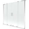 MEXEN/S - Velar L Duo dvojkrídlová posuvná vaňová zástena 180 x 150, transparent, chróm 896-180-003-02-01