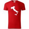 Taliansko obrys - Tričko z organickej bavlny - 3XL ( Červená )