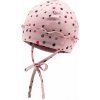 STERNTALER Čiapka na zaväzovanie s volánikom bodky ružová dievča veľ. 43 cm - 5-6 m
