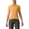 Castelli Espresso W jersey, Soft orange/ Deep bordeaux Veľkosť: L Dámsky cyklistický dres s krátkym rukávom
