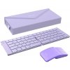 Set bezdrôtovej skladacej klávesnice Delux KF10 a myši MF10PRO KF10+MF10PRO PU