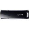 Apacer USB flash disk, 2.0, 64GB, AH336, čierny, čierna, AP64GAH336B-1, s krytkou