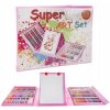 ISO 17239 Výtvarná sada Mega Art Set 208 ks ružová