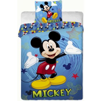 Jerry Fabrics Obliečky Mickey 2014 blue bavlna 140x200 70x90