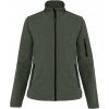 KARIBAN VINTAGE K400 / Dámska softshellová bunda - marl green S