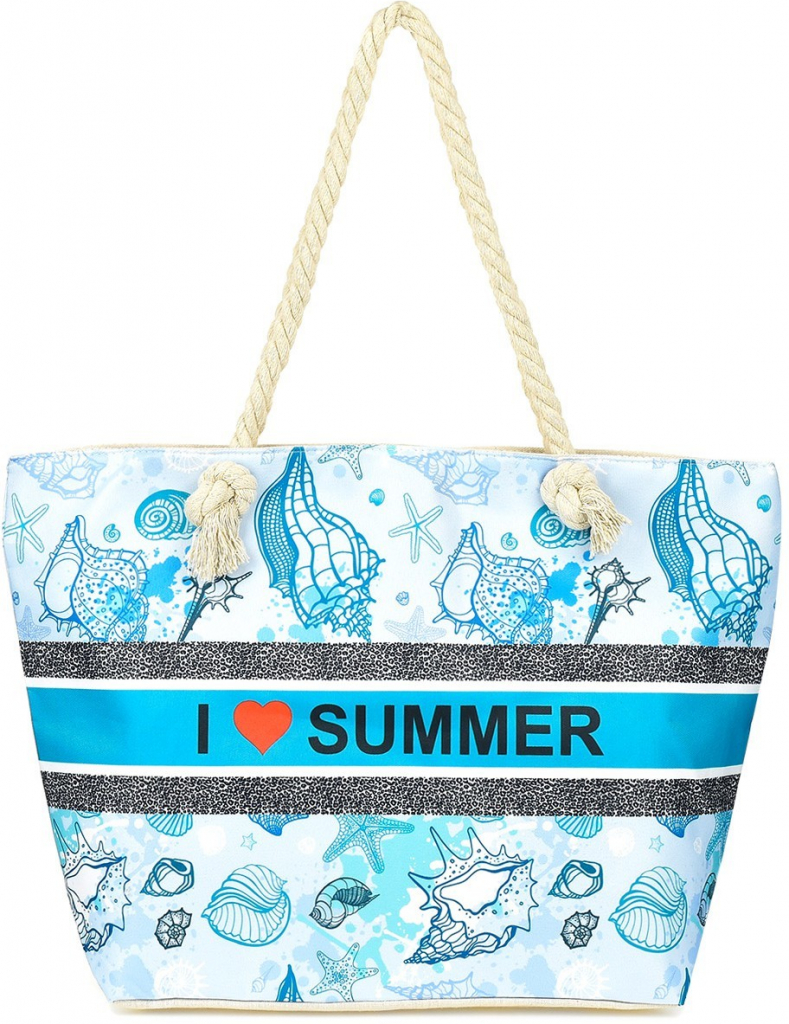 Versoli plážová taška plátená s potlačou Summer vz. 728
