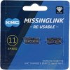 Missinglink KMC 11R DLC cerná 2 ks pro retezy 5,65mm,11-st.,zn.použ.