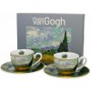 Duo Porcelánová šálka s podšálkou Van Gogh Wheat Field 90 ml sada 2ks
