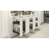 KESSEBÖHMER KES 002140 K-Line, bočný kôš, 150mm, 90° 3D, antracit (komplet) 1060010301