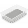 Organizér Curver® SISTEMO 7, priesvitný/sivý, 15,5x22,5x5 cm, do zásuvky