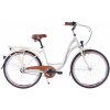 Fuzlu Mestský bicykel Nebraska S-3 Krémový 26