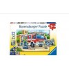 RAVENSBURGER Puzzle Policie a hasiči 2x12 dílků