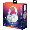 JBL Quantum 100 Wired On-Ear Gaming Headphones with mic White EU - ONLY BOX DAMAGE